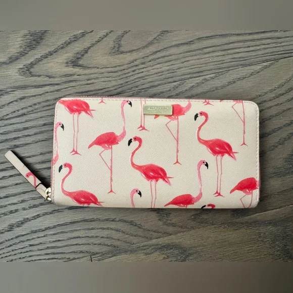 kate spade Bags Kate Spade Pink Flamingo Lacey Wallet Poshmark